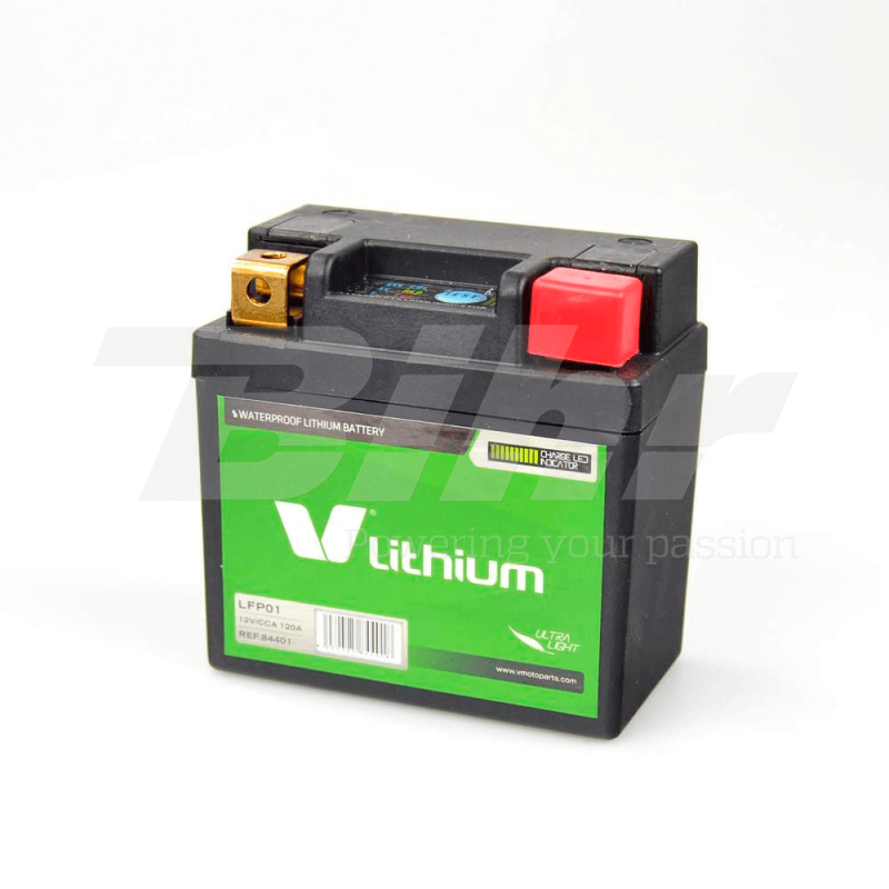 Bateria de litio V 84401 Lithium LFP01 (Impermeable + Indicador de carga)