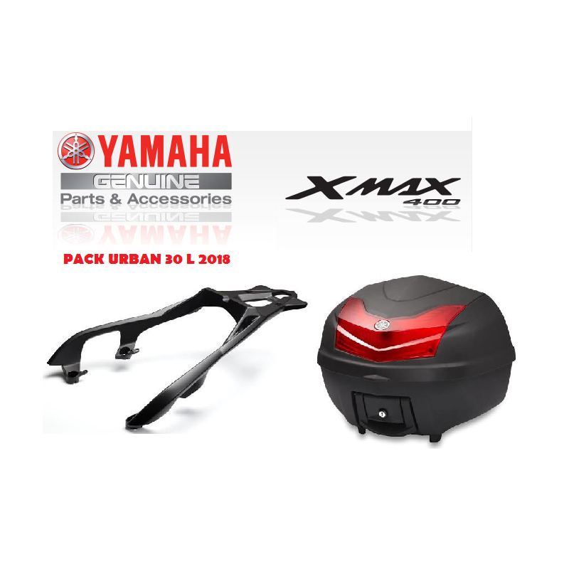 Pack de accesorios originales Yamaha X-MAX 300 Urban 30L 2018