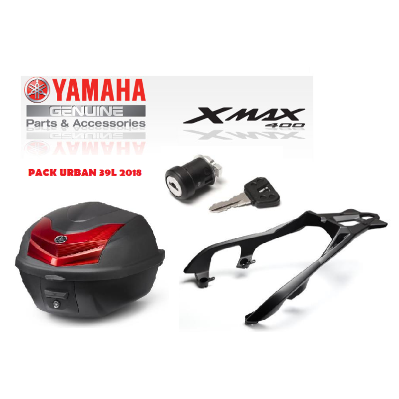 Pack de accesorios originales Yamaha XMAX 300 Urban 39L 2018