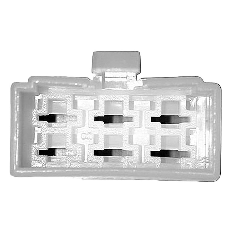 Conector rectangular Hembra con Lengüeta para 6 conctores fastom