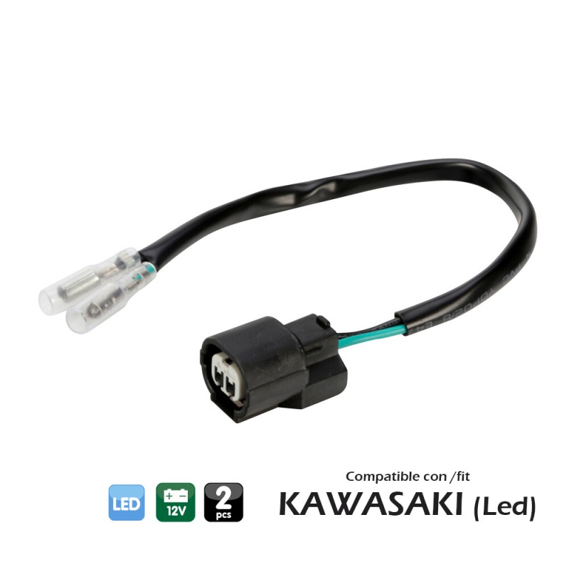 CONECTORES PARA INTERMITENTES LED KAWASAKI 91608