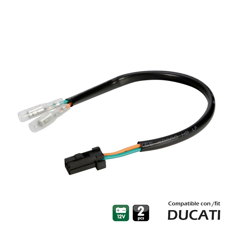 CONECTORES PARA INTERMITENTES LED MV AUGUSTA /DUCATI TIPO 2 91610