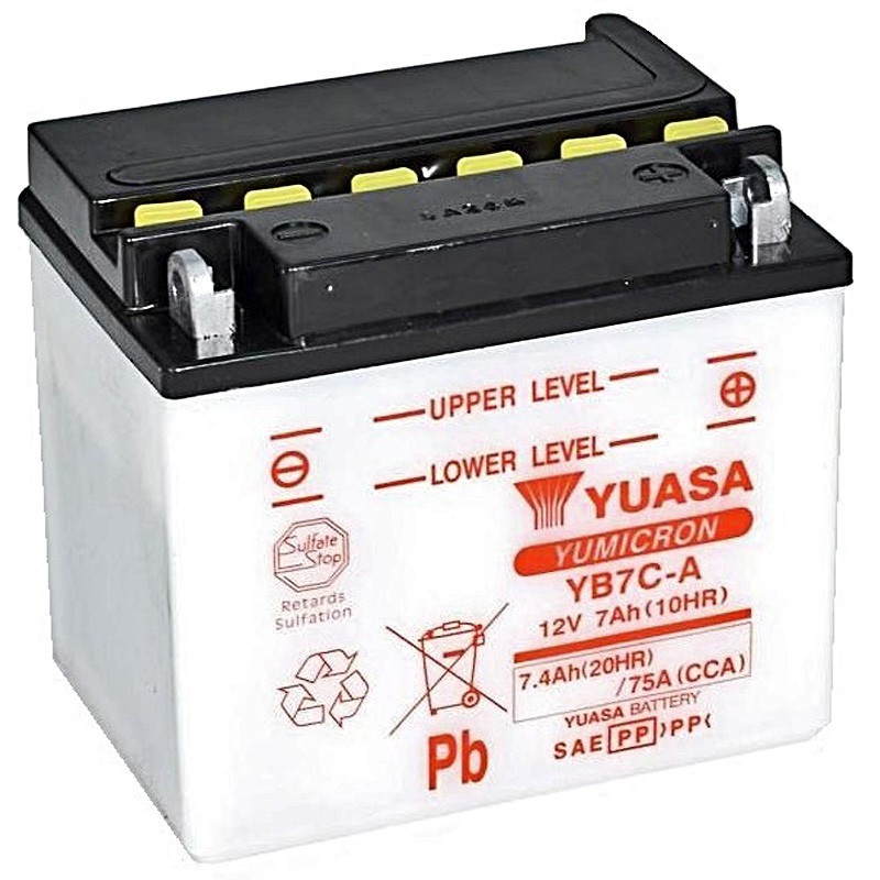 Batería Yuasa YB7C-A Combipack Convencional