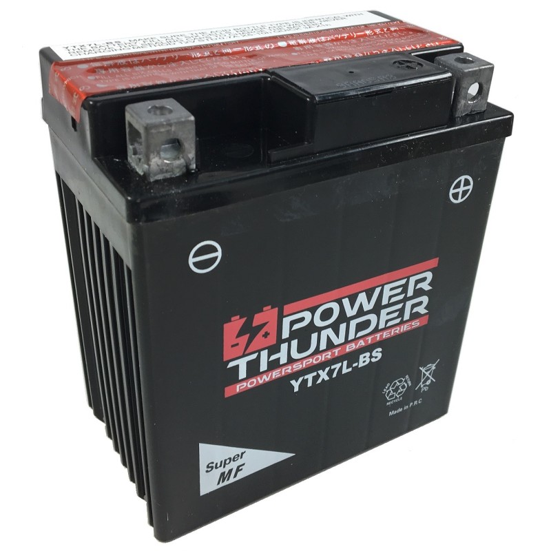 Batería Power Thunder CTX7L-BS Sin Mantenimiento