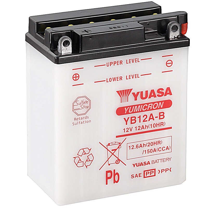 Batería Yuasa YB12A-B Combipack Convencional