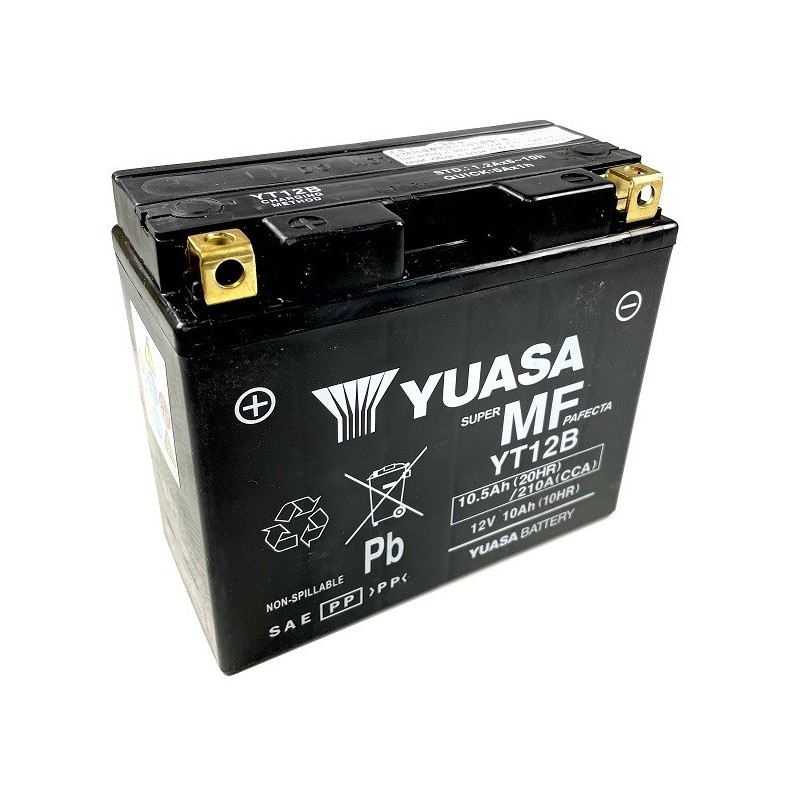 Batería Yuasa YT12B-WC Precargada