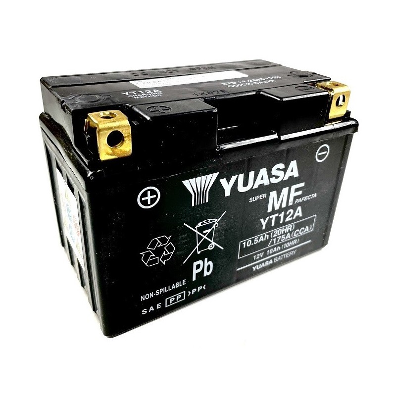 Batería Yuasa YT12A-WC Precargada