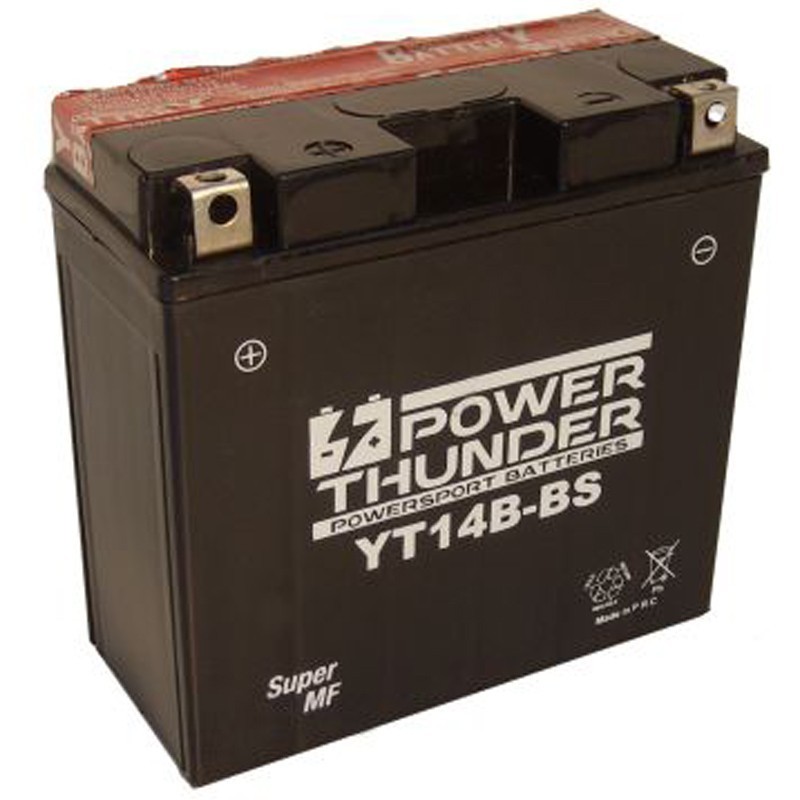 Batería Power Thunder CT14B-BS Sin Mantenimiento