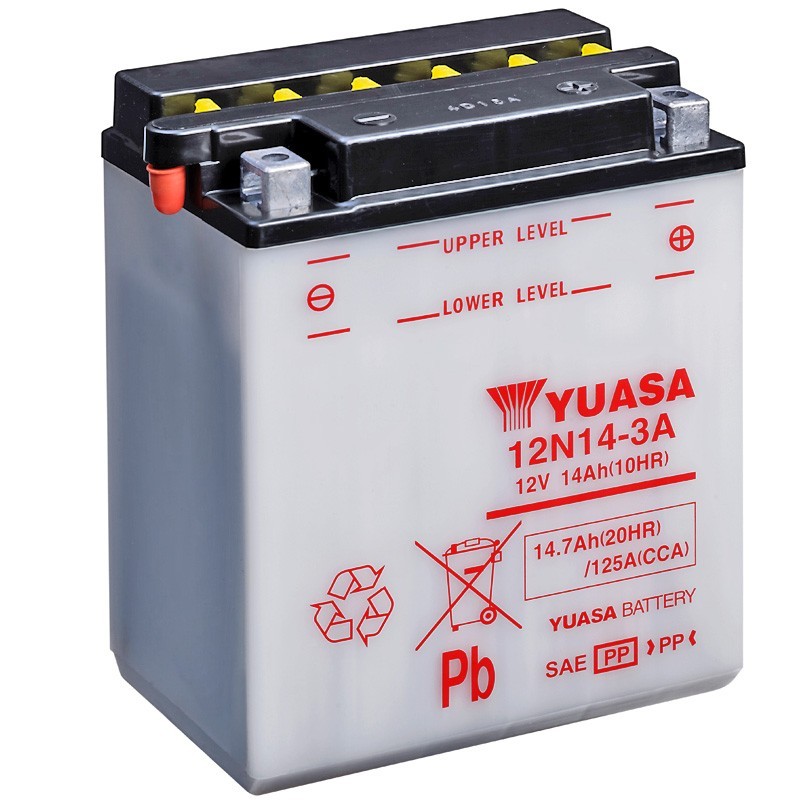 Batería Yuasa 12N14-3A Combipack Convencional