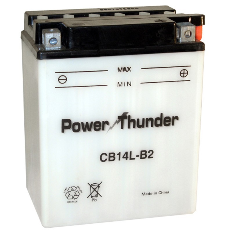 Batería Power Thunder CB14L-B2 Convencional