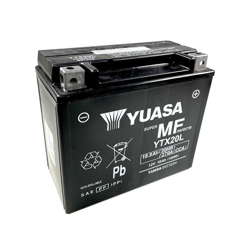 Batería Yuasa YTX20L-WC Precargada