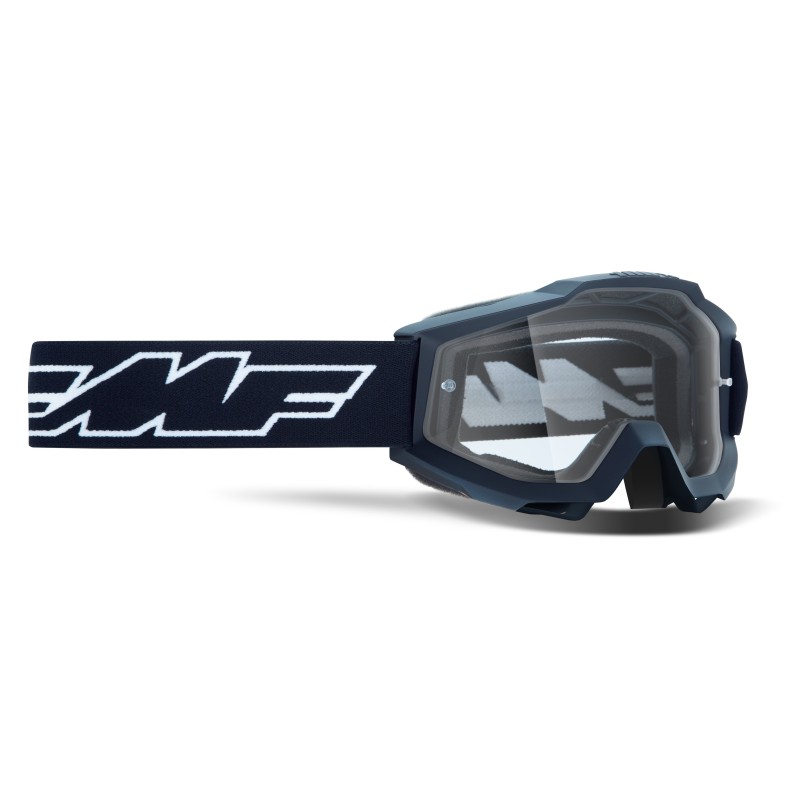 FMF POWERBOMB YOUTH (JUNIOR) GOGGLE ROCKET BLACK - CLEAR LENS
