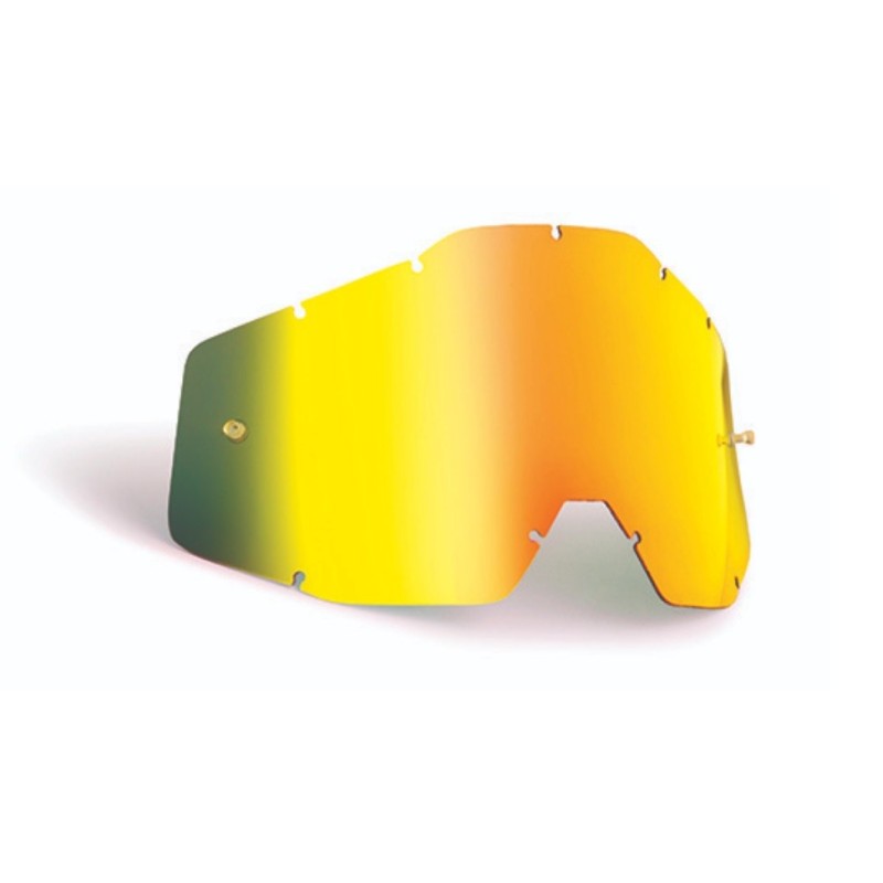FMF POWERBOMB/POWERCORE REPLACEMENT - SHEET MIRROR GOLD LENS