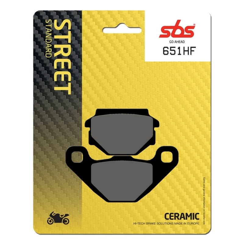 Pastilla de freno SBS P651-HF