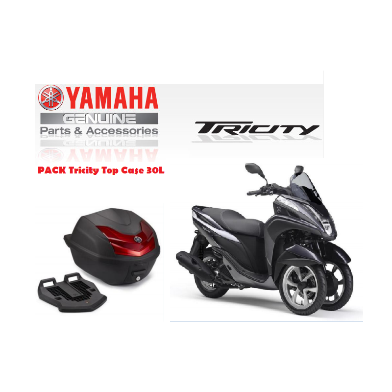 Pack Accesorios originales Yamaha Tricity Top Case 30L 2018 TRICITYT0P30
