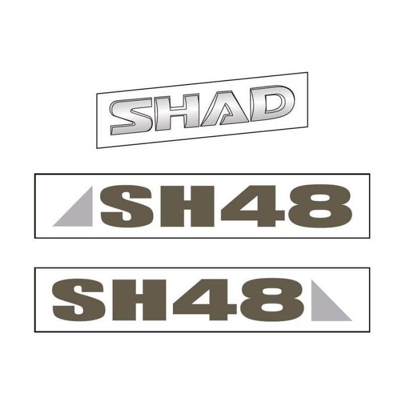 Adhesivos SHAD SH48 GRIS TITANIO D1B482ETR