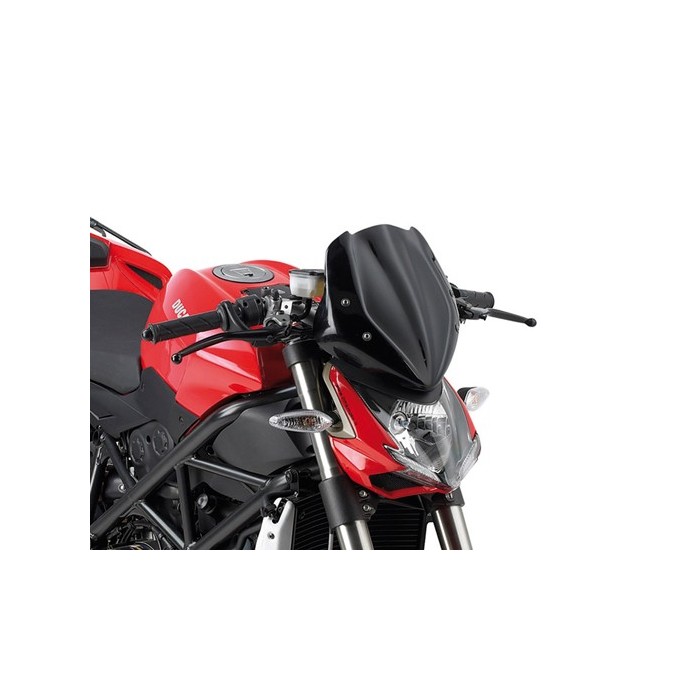 Parabrisas universal para motos naked marca Givi ahumado de 49x50